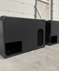 2x Nexo LS1200 18" subwoofer incl. wheelplate + cover