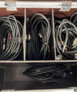 524,5 meter D&B Audiotechnik EP5 cable set: 50x cables 2x flightcases