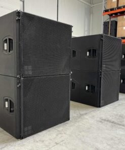 6x D&B Audiotechnik Y-SUB 18"/12" cardioid sub incl. wheels
